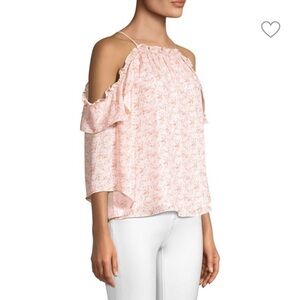 PARKER NWT Mildred Cold Shoulder Top - Mini Wildflower - Size L